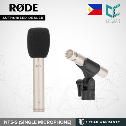 Rode NT5 Cardioid Studio Condenser Microphones NT5S NT5MP