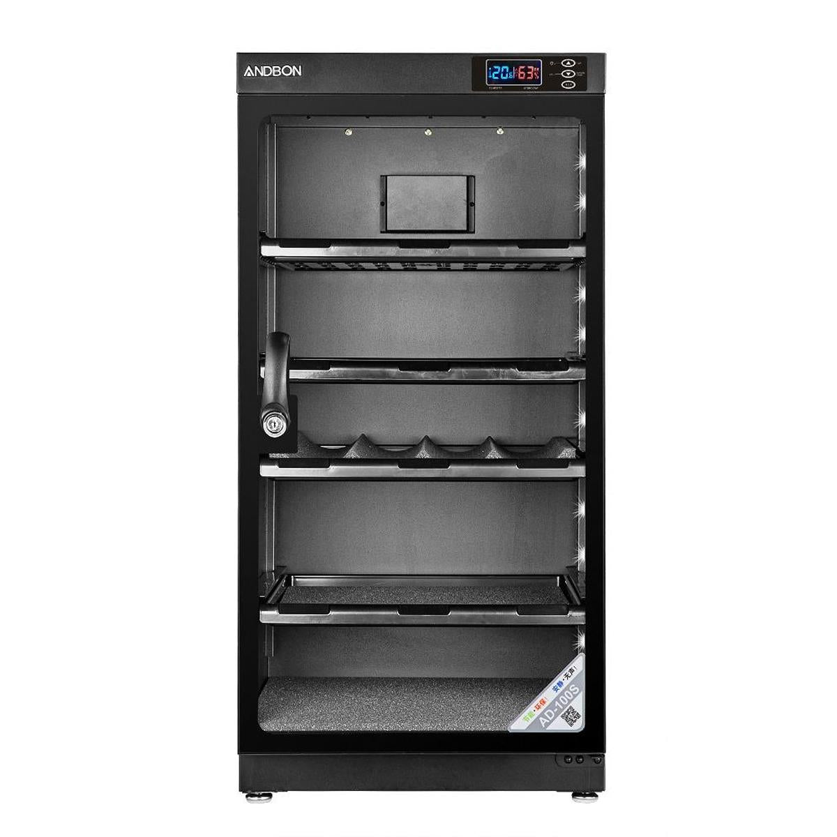 Andbon AD-100S 100L Electronic Automatic Digital Control Dry Cabinet Storage AD100S