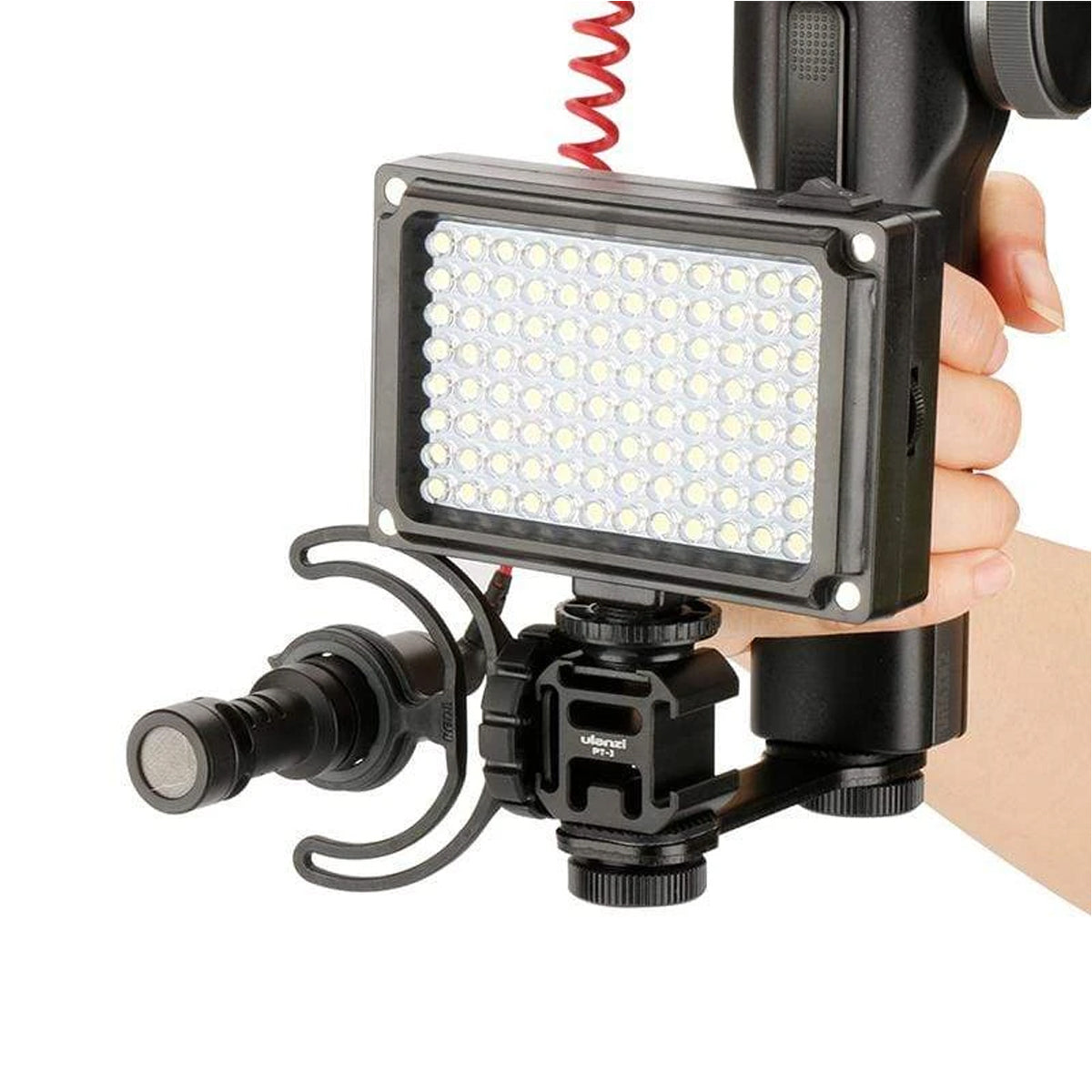 Ulanzi PT-3 Hot Shoe Mount for Smooth 4 Q Gimbal BY-MM1 Mini Video Led Light Tripod Kit PT3