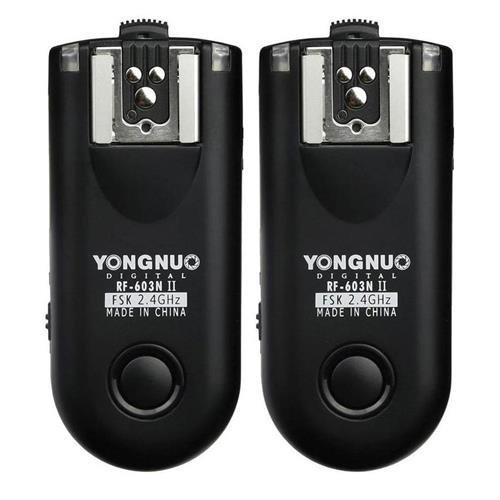 Yongnuo RF-603N II Wireless Flash Trigger Kit Upgraded for Nikon RF603