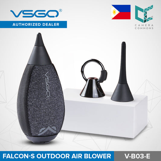 VSGO V-B03-E Falcon-S Outdoor Air Blower Dust Filter Two Short Long Nozzles for Lens Sensor
