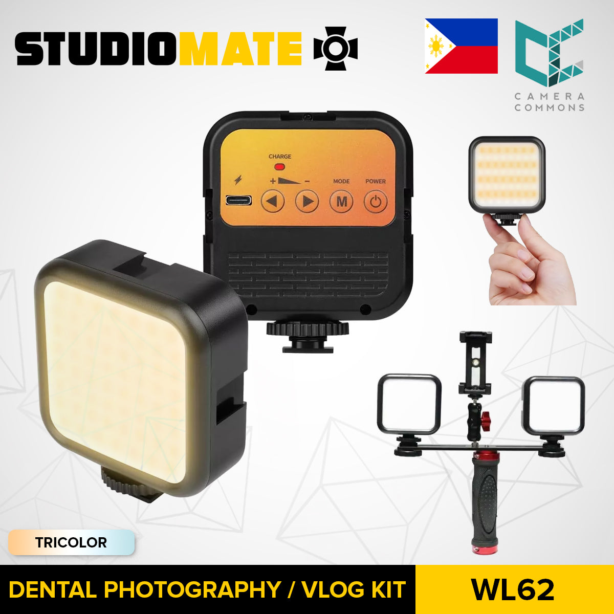 CLEARANCE Studiomate Dental Photography Bracket Light Vlog Kit