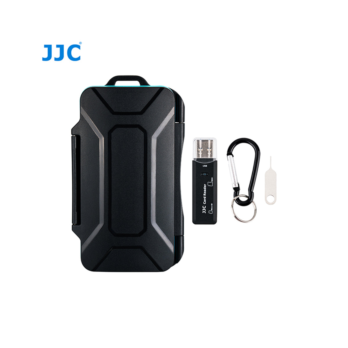 JJC Memory Card Case can store SD x 10, TF x 16, Micro SIM x 2, Nano SIM x 2 (MCR-STS30)