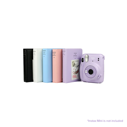 Photo Album Pieces of Moment/Memories 64 Pockets Slots Plain Color for Fujifilm Instax Mini Film