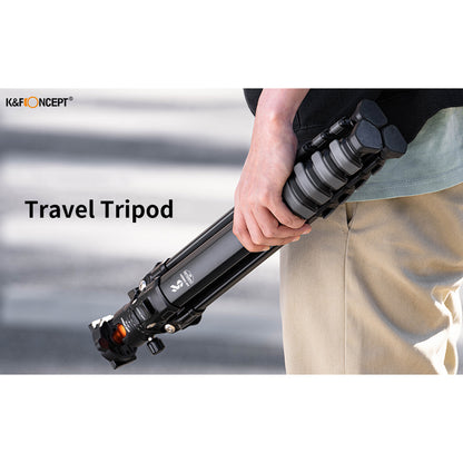 K&F Concept M1 + BH-35L Tripod with Ball Head Compact Travel Aluminium Alloy KF09.105