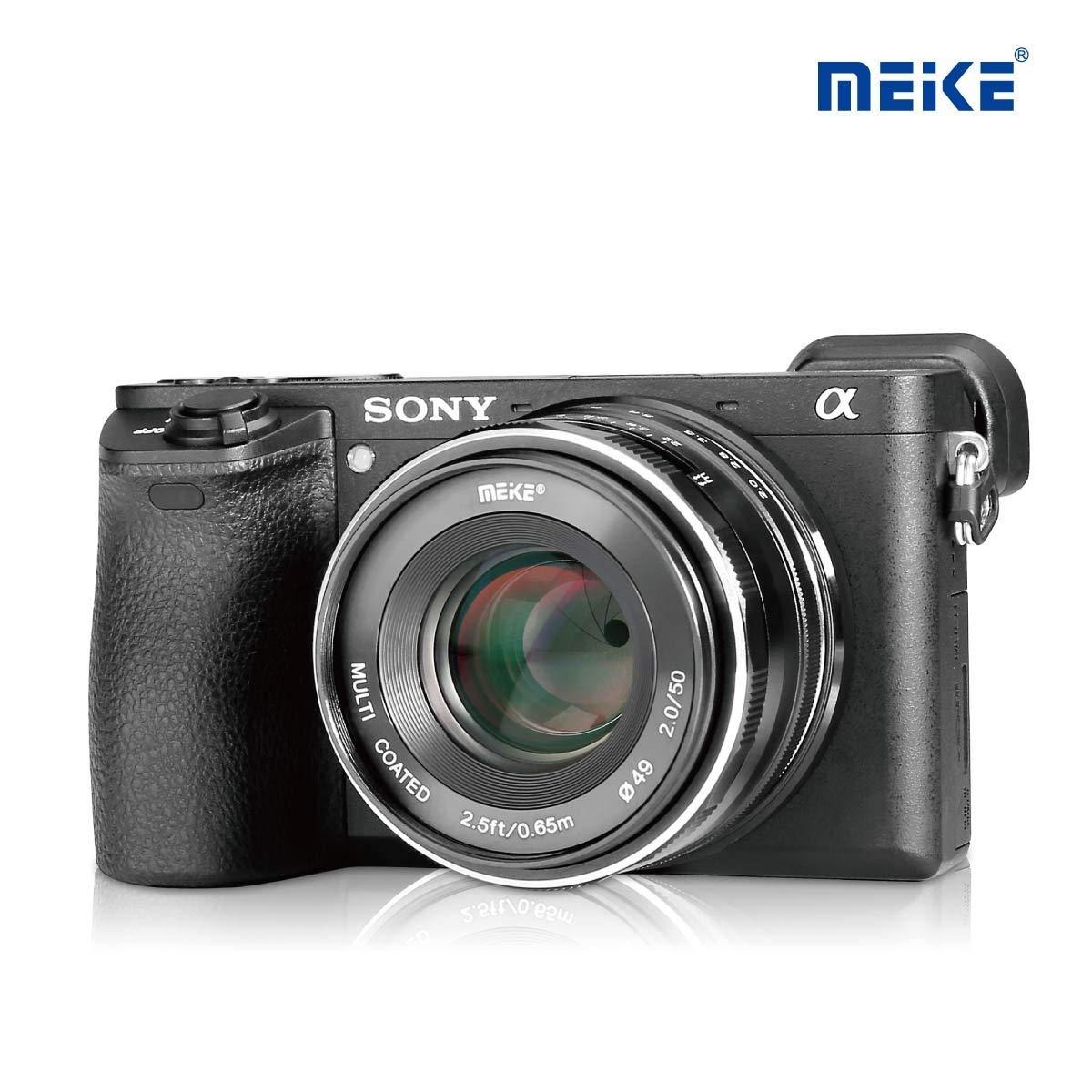 MEIKE 50mm f/2.0 Lens Fixed Manual Focus for Sony E Mount