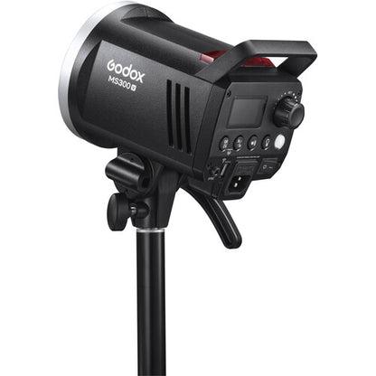 Godox MS300 MS300V Monolight Studio Flash Strobe Light Monolight 300Ws Max Godox 2.4G Wireless X System GN58 5600K with 150W Modeling Lamp Bowens Mount for Indoor Studio Photography