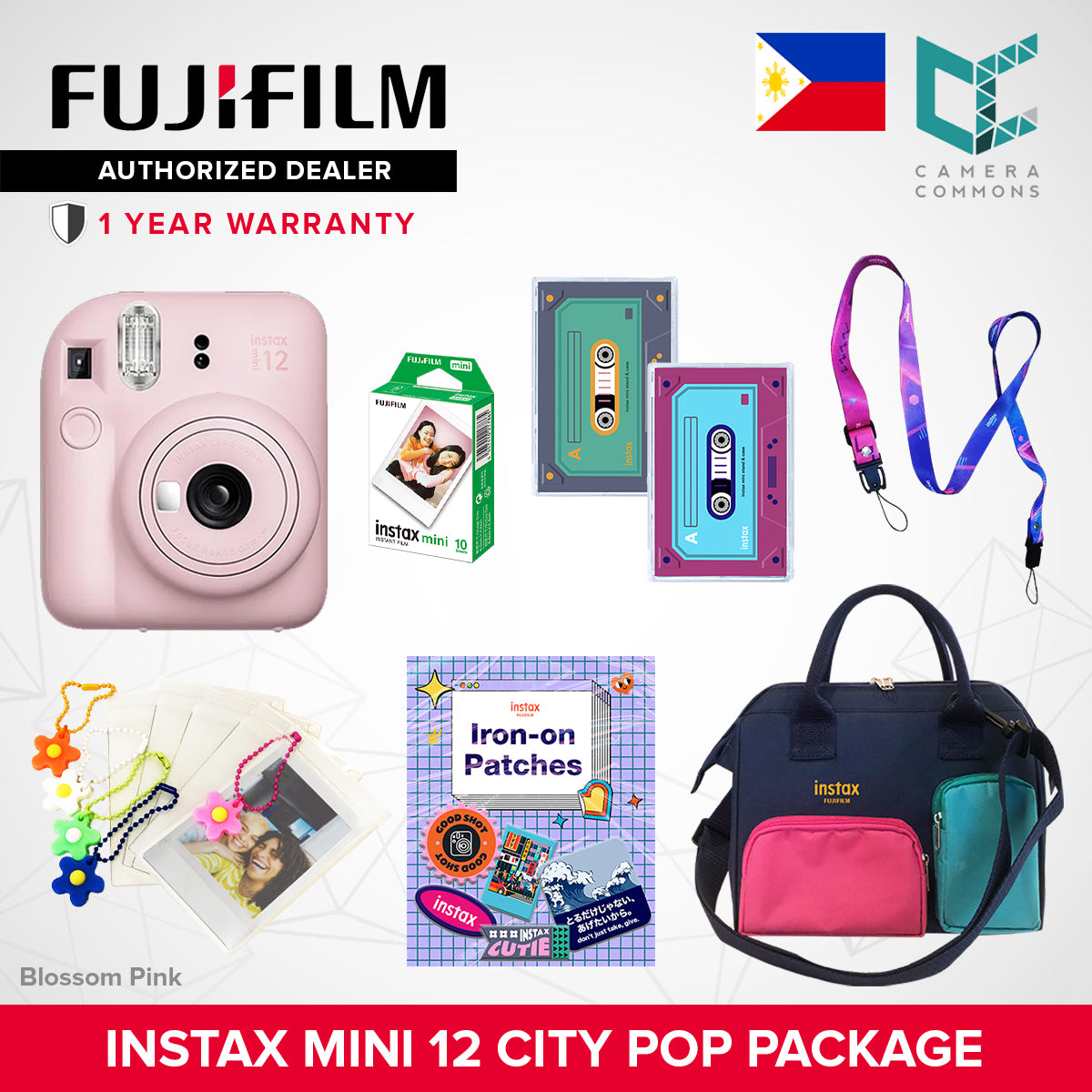 FUJIFILM Instax Mini 12 Instant Camera OFFICIAL Fujifilm PH 1 Year Local Warranty