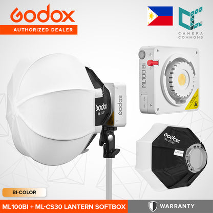 Godox ML100Bi Bi-Color Portable LED Light Power Bank Holder V-Mount Grip Kit ML100