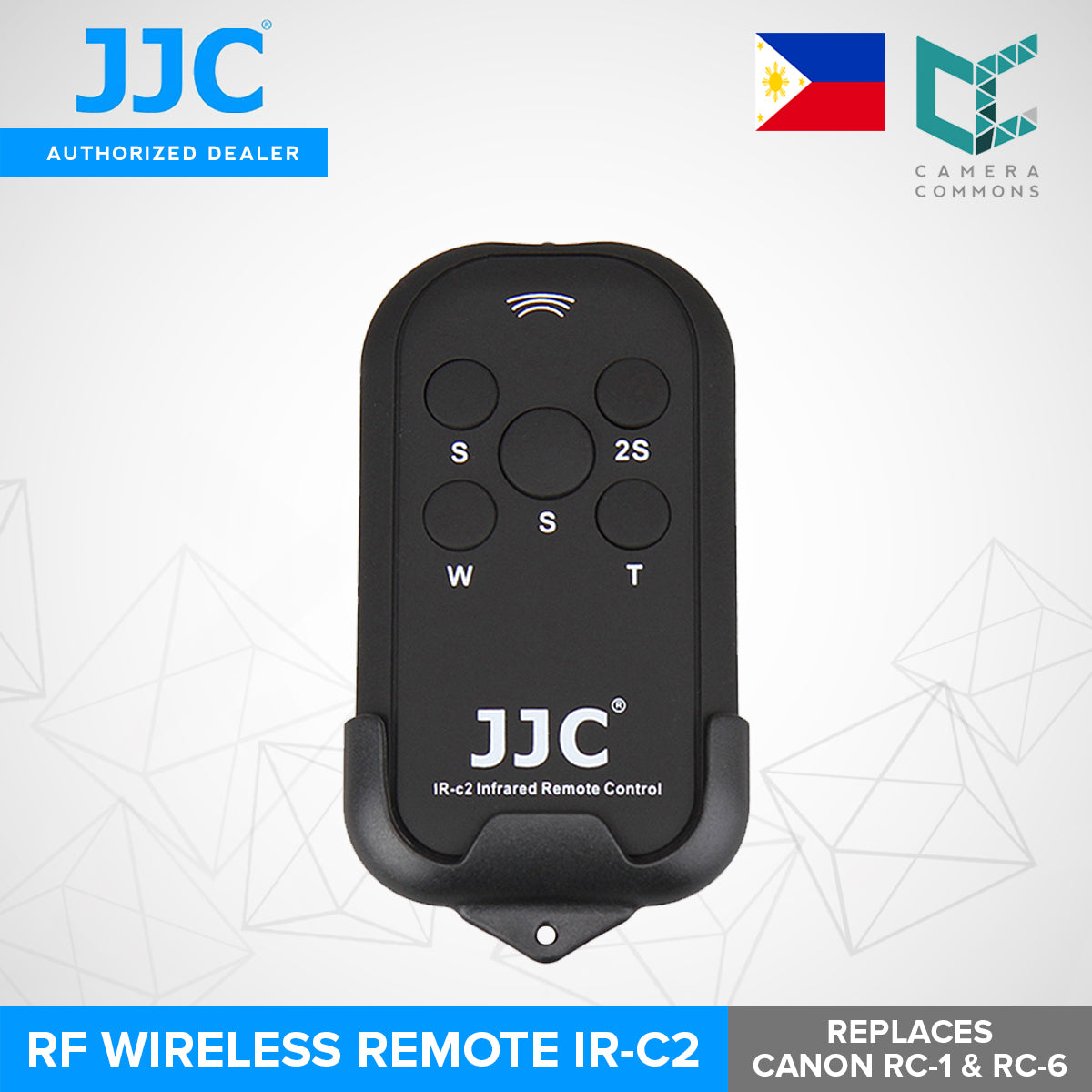 JJC IR-C2 IR Wireless Remote replaces CANON RC-1 & RC-6