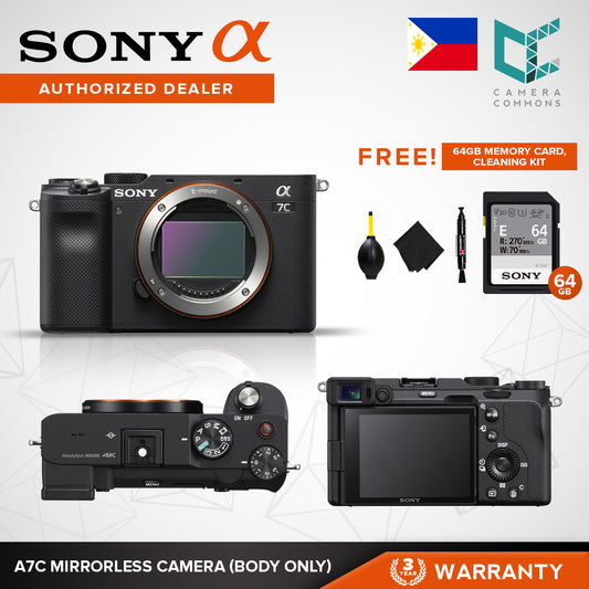 Sony ILCE-7C A7C Alpha Compact Full-Frame Mirrorless Camera Body Only