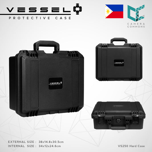 VESSEL VS250 Portable Protective Hard Case for Photography, Equipment, Instruments, Watches VS3525