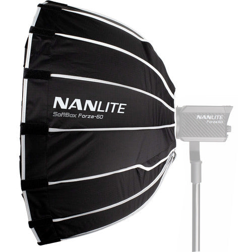 Nanlite Forza Softbox 60cm for FM and Bowens Mount Studio Equipment SBFMM60
