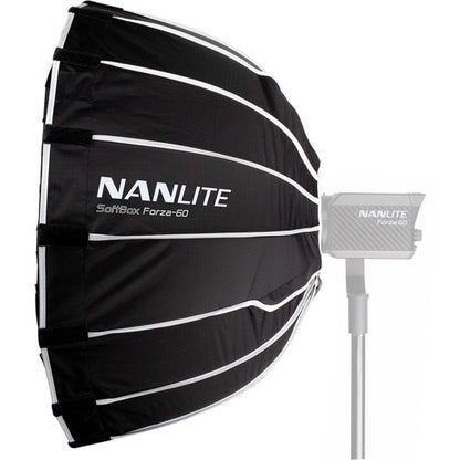 Nanlite Forza Softbox 60cm for FM and Bowens Mount Studio Equipment SBFMM60