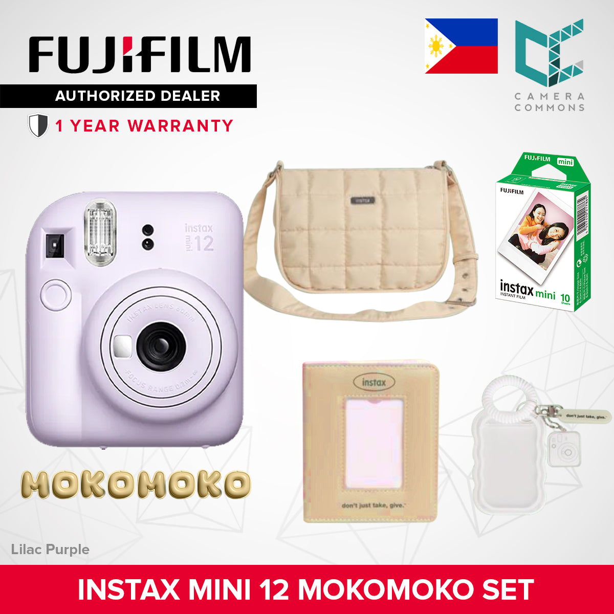 FUJIFILM Instax Mini 12 Instant Camera OFFICIAL Fujifilm PH 1 Year Local Warranty