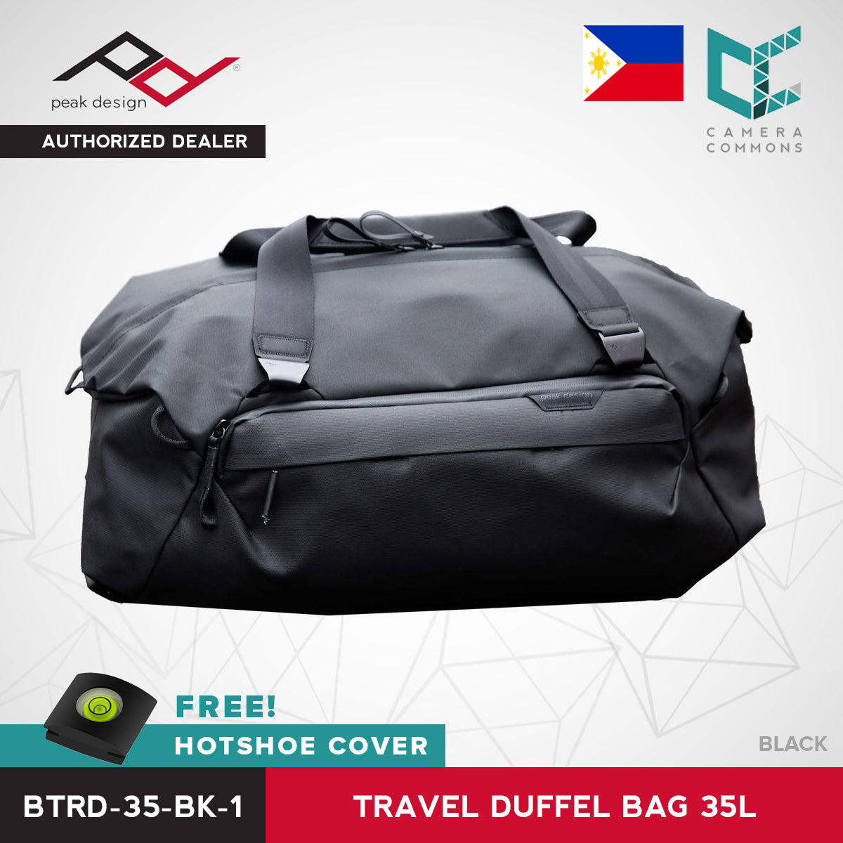 Peak Design Travel Duffel Bag 35L Black Sage