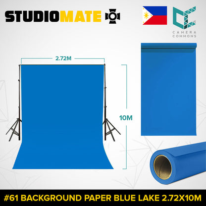 Studiomate Seamless Photography Videography Backdrop Background Paper 2.72x10m / 8.92x32 ft Studio Equipment