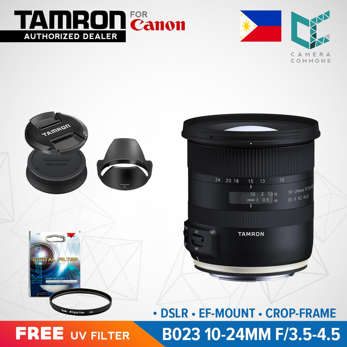 Tamron B023 10-24mm f/3.5-4.5 Di II VC HLD Wide Angle Lens for Canon DSLR EF Mount Crop Frame