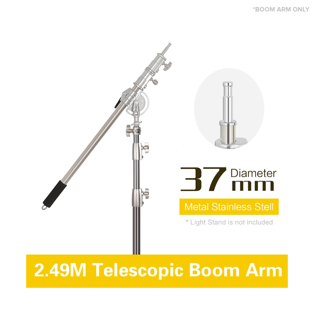 CLEARANCE Studiomate SM53 Heavy Duty Stainless Cross Arm Boom 8KG Capacity