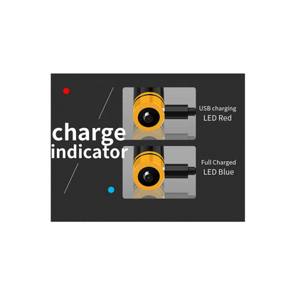 Beston 1pc 21770 77T-50 Type C 5000mah Li-ion Rechargeable Battery Two Way Plug In Black Yellow 77T50