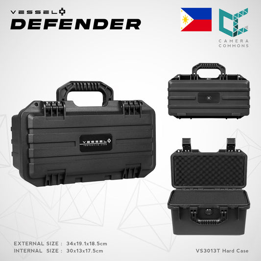 VESSEL DEFENDER VS3013T Portable Hard Case Waterproof for Photography, Equipment, Instruments and other devices
