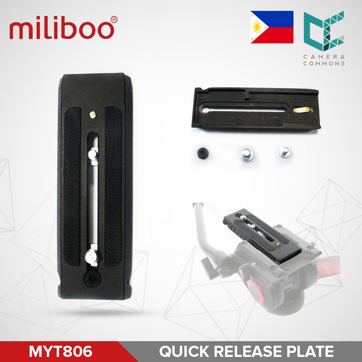 Miliboo MYT806 Arca Swiss Quick Release Plate