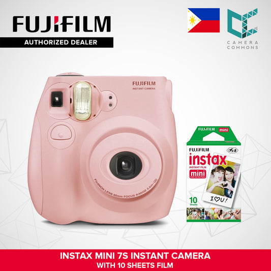 FUJIFILM Instax Mini 7S Instant Camera w/ 10 Sheets Film