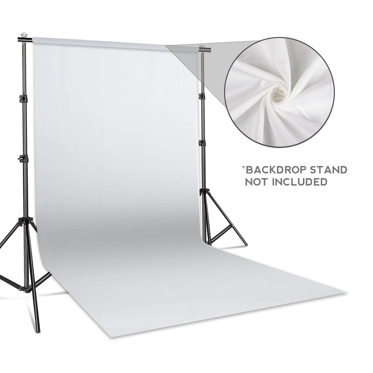 Muslin White Cloth for Photography Background Backdrop Smooth Cotton Green Screen Chromakey Photo Studio Video