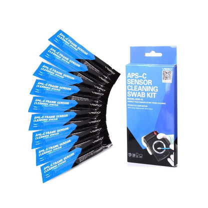 VSGO DDR-15 DSLR SLR Camera APS-C Sensor Cleaning Kit 10x16mm Cleaning Swabs DDR15