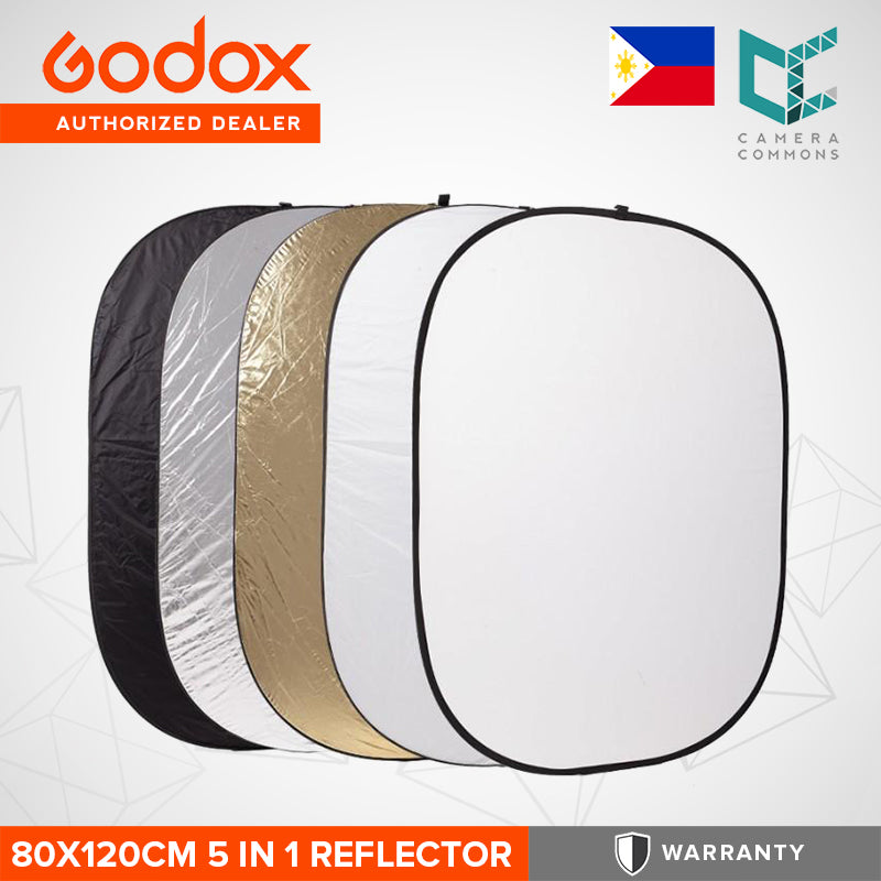 Godox RT-05 80x120cm 5 in 1 Collapsible Reflector for Studio Photography Videography 80x120
