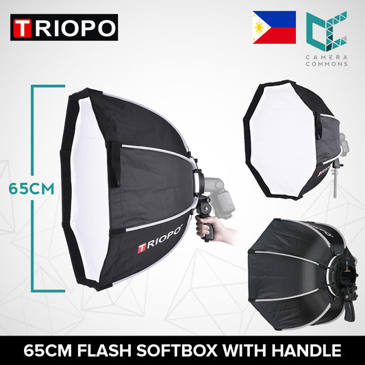 Triopo 65cm Softbox with Handle Octagon Portable Umbrella for Studio Video Photography
