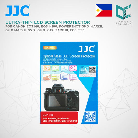 JJC Ultra-thin LCD Screen Protector for Canon EOS M6, EOS M100, PowerShot G9 X MarkII, G7 X MarkII, G5 X, G9 X, G1X Mark III, EOS M50