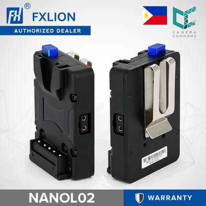 FXLION NANOL02 NANO V-LOCK PLATE WITH BELT CLIP HOOK DESIGN FOR NANO ONE/TWO