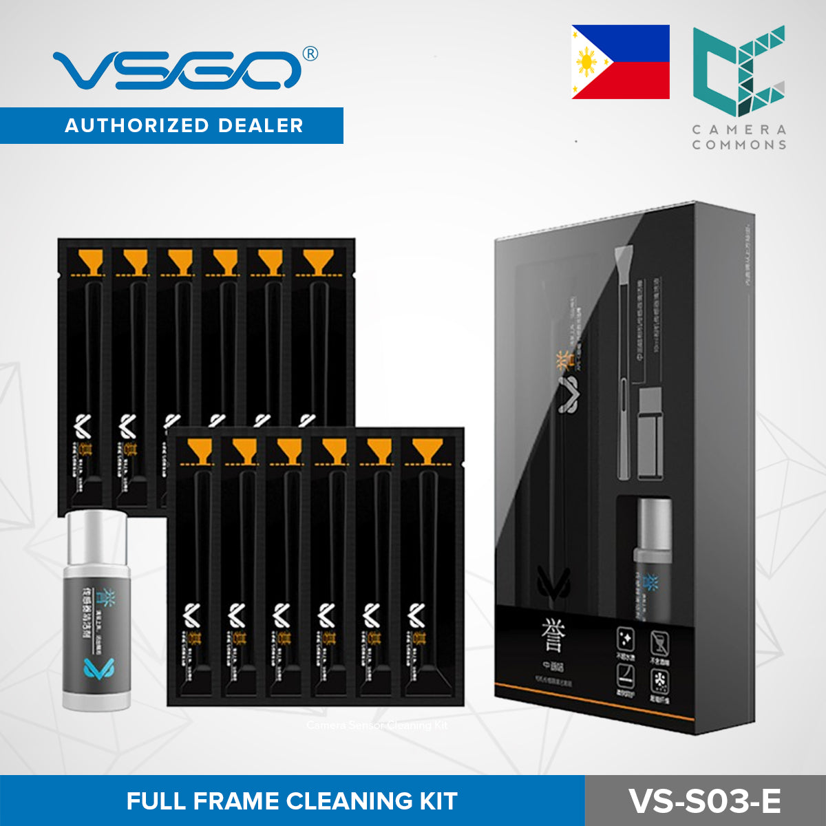 VSGO NEW 2020 VS-S03E Full-Frame Sensor Cleaning Kit for Camera Lens
