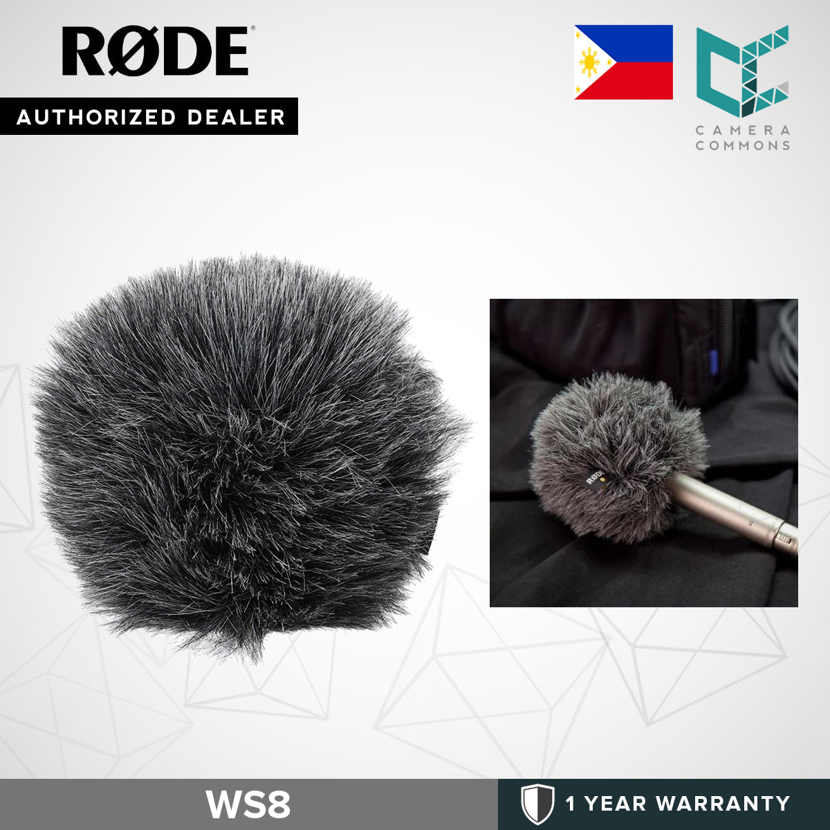 Rode WS8 Deluxe Windshield for Small Diaphragm Condenser Microphones Audio