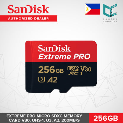 SanDisk Extreme Pro Micro SDHC SDXC Memory Card microSDHC microSDXC V30 UHS-1 U3 A1 A2 100MB/s 32GB 64GB 128GB 256GB