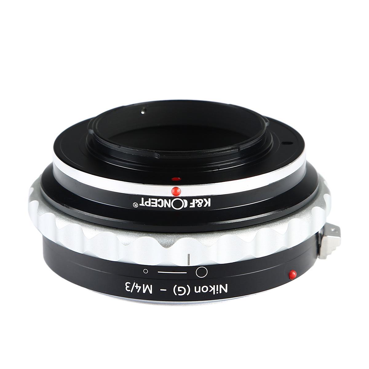K&F Concept Nikon G/F/AI/AIS/D Lenses to M43 MFT Mount Camera Adapter NIKG-M43