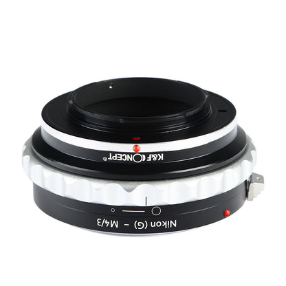 K&F Concept Nikon G/F/AI/AIS/D Lenses to M43 MFT Mount Camera Adapter NIKG-M43