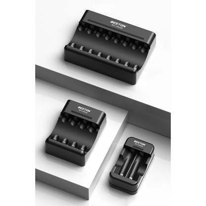 Beston C8023B 8 Bay Battery Charger for 1.2V AA AAA NI-MH USB Input