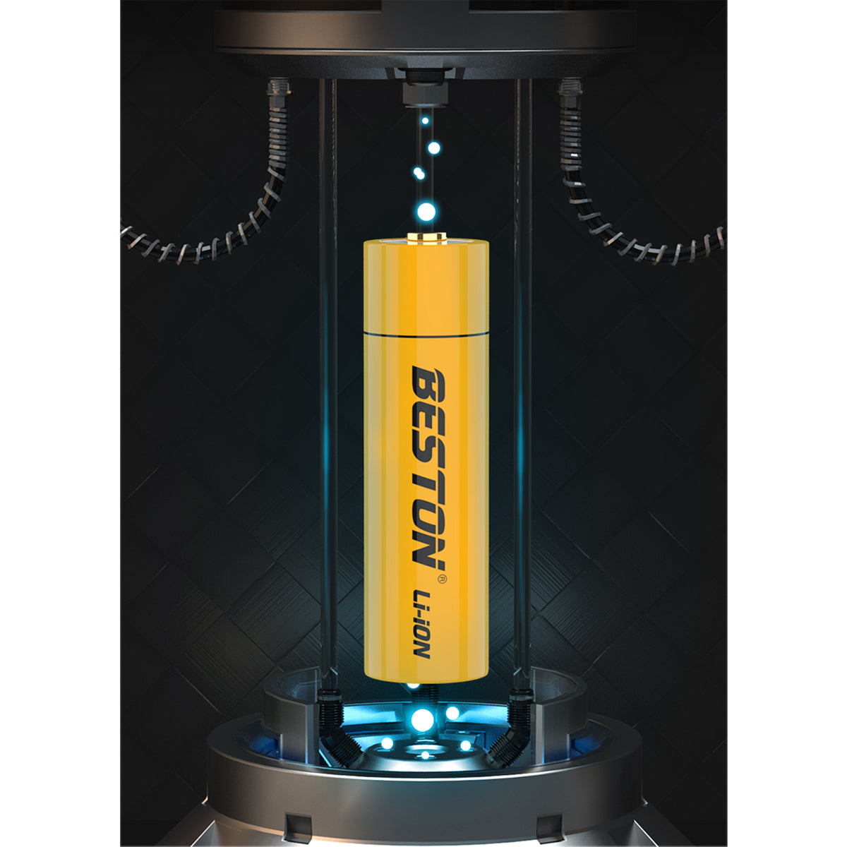 Beston 4pcs AA 1.5V 3500mWh 2AN-92 Li-ion Rechargeable Batteries