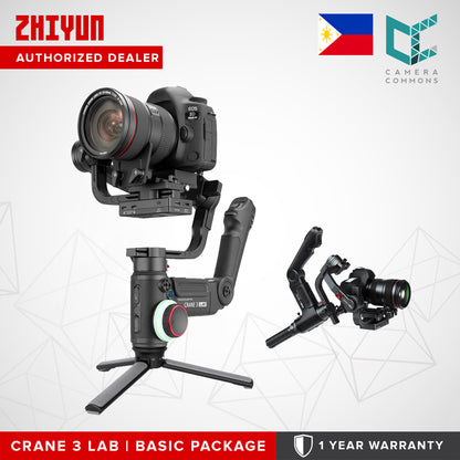 Zhiyun Crane 3 Lab 3-Axis Handheld Gimbal Stabilizer for DSLR Camera Basic Creator Master Package