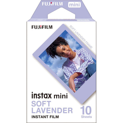 FUJIFILM Instax Mini Soft Lavender Instant Film Lilac Light Purple Violet Pastel 10 Sheets