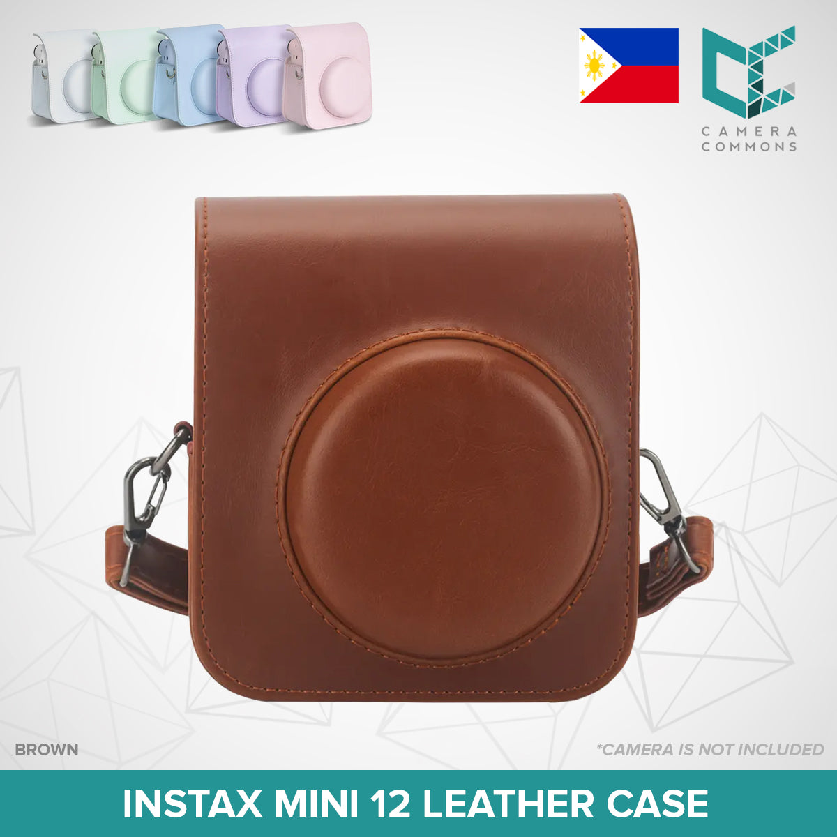 Leather Case Flannel Case Bag Cover Plain Colors for Fujifilm Instax Mini 11 Mini 12 Instant Film Camera PU Leather