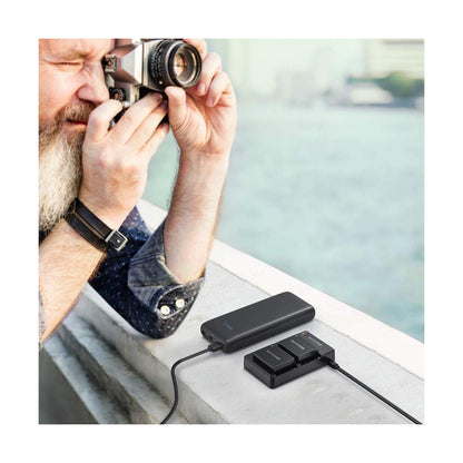 RAVPower NP-W126S Camera Battery Charger with 2pcs Batteries Set for Fujifilm Fuji Cameras NPW126S