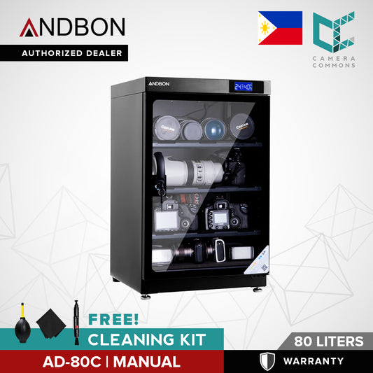 Andbon AD-80C Dry Box Electronic Digital Control Cabinet Storage for Camera Lenses AD80C