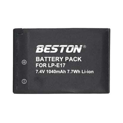 Beston 2PCS LP-E17 7.4V 1040mAh 7.7Wh Li-ion Camera Battery for Canon LPE17