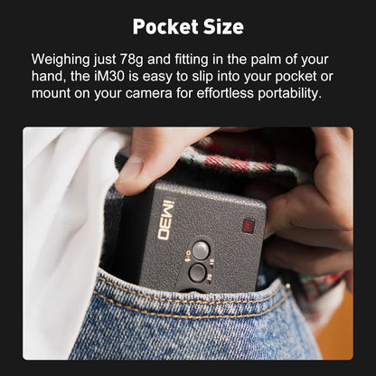 Godox iM20 iM22 iM30 Mini Manual Flash Shoe-Mounted Compact Portable Lightweight 6500K CCT