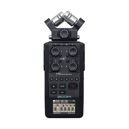 Zoom H6 Black 6-Input 6-Track Portable Handy Recorder