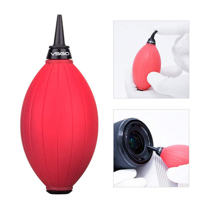 VSGO DKL-15R Travel Kit for Cleaning Lenses Air Blower Red