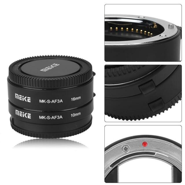 MEIKE MK-S-AF3A Metal AF Macro Extension Tube for Sony Mirrorless (Metal)